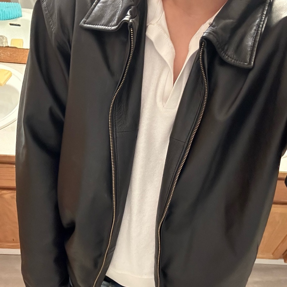 Black Leather Jacket - image 8